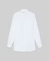 Lafayette 148 Plus-size Organic Cotton Poplin Oversized Shirt In White