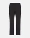 Lafayette 148 Plus-size Regenerated Punto Milano Manhattan Cigarette Ankle Pant In Black