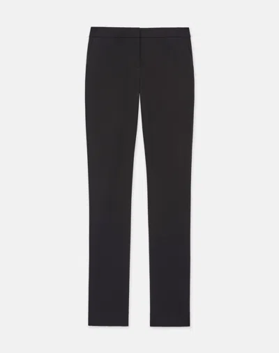 Lafayette 148 Plus-size Regenerated Punto Milano Manhattan Cigarette Ankle Pant In Black