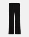 Lafayette 148 Plus Size Stretch Wool Mid Rise Straight Leg Pant In Black