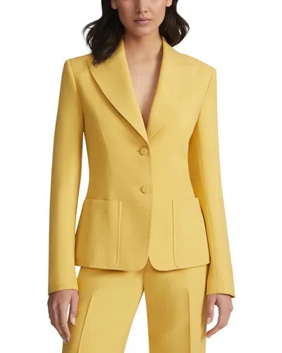 Lafayette 148 Pointed Lapel Wool & Silk-blend Blazer In Multi