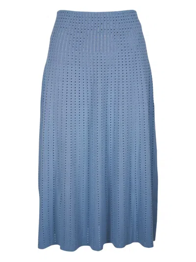 Lafayette 148 Pointelle-knit Skirt