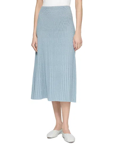 LAFAYETTE 148 POINTELLE STITCH SKIRT