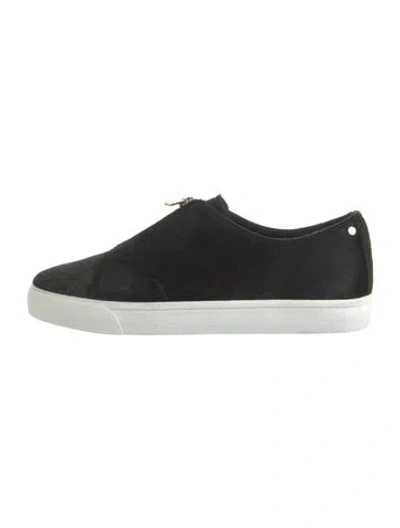 Pre-owned Lafayette 148 Ponyhair Sneakers In Multi