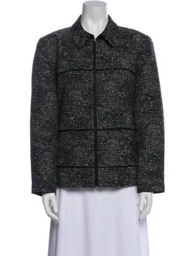 Pre-owned Lafayette 148 Printed Evening Jacket