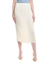 Lafayette 148 Pull-on Midi Skirt In White