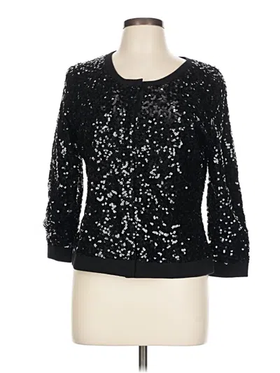 Pre-owned Lafayette 148 Pullover Sweater In Black