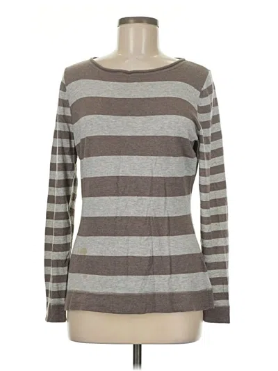 Pre-owned Lafayette 148 Pullover Sweater In Gray