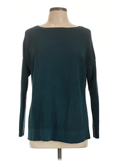 Pre-owned Lafayette 148 Pullover Sweater In Teal