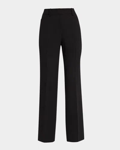 LAFAYETTE 148 READE DOUBLE-FACE STRETCH WOOL PANTS