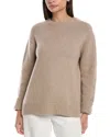 Lafayette 148 Reclaimed Cashmere & Wool-blend Sweater In Brown