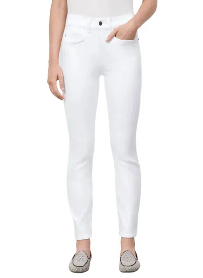 Lafayette 148 L148 Denim Reeve Straight Jean In Washed Ecru