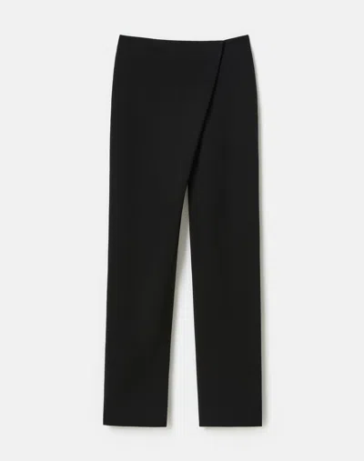 Lafayette 148 Responsible Finesse Crepe Eldridge Pant In Black