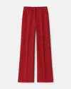 Lafayette 148 Responsible Finesse Crepe Thames Pant In Red
