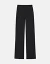 Lafayette 148 Responsible Matte Crepe Foley Flared Pant In Black