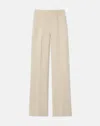 Lafayette 148 Foley Flared Leg Pants In Plaster