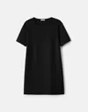 Lafayette 148 Responsible Matte Crepe Short Sleeve Tunic In Black