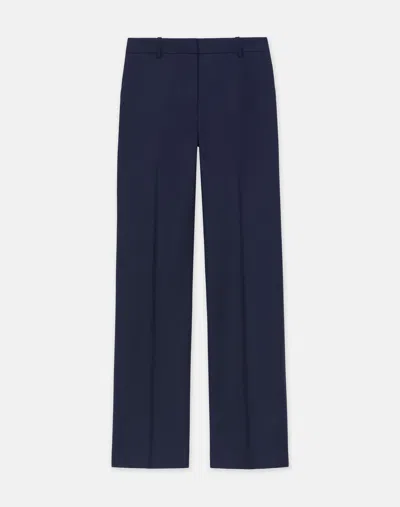 Lafayette 148 Responsible Stretch Wool Gates Pant In Blue