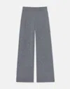 Lafayette 148 Responsible Wool-cashmere Wide Leg Pant In Grey
