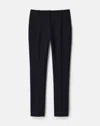 Lafayette 148 Responsible Wool Double Face Manhattan Cigarette Pant In Blue