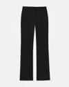 Lafayette 148 Woolsilk Faille Gates Flared Fulllength Pant In Black