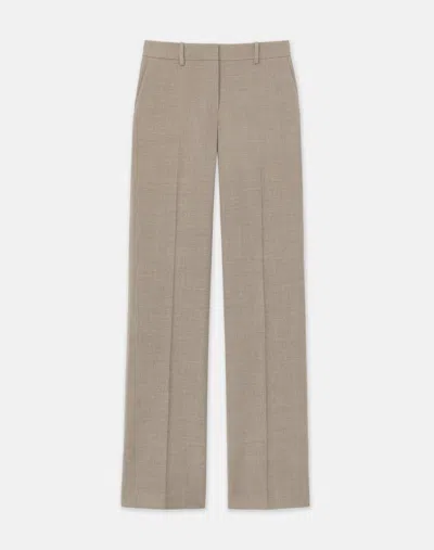 Lafayette 148 Responsible Wool Stretch Twill Gates Pant In Brown