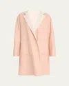 Lafayette 148 Reversible Double-face Knee-length Coat