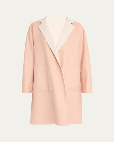 Lafayette 148 Reversible Double-face Knee-length Coat