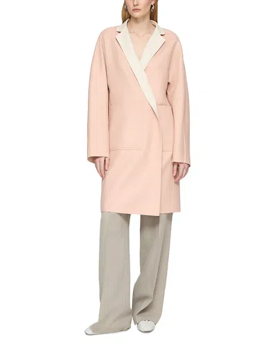 LAFAYETTE 148 REVERSIBLE OPEN FRONT COAT