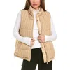 Lafayette 148 Reversible Vest In Dune In Multi
