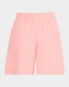 Lafayette 148 Riverside Cotton Pull-on Shorts