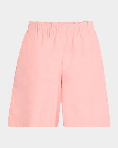 Lafayette 148 Riverside Cotton Pull-on Shorts