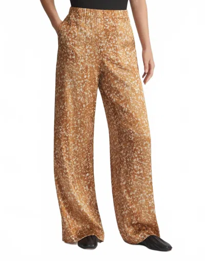 Lafayette 148 Riverside Pant In Camel Multi In Brown