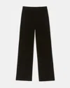 Lafayette 148 Riverside Pant In Classic Velvet In Black