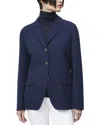 Lafayette 148 Rogers Wool Blazer In Blue