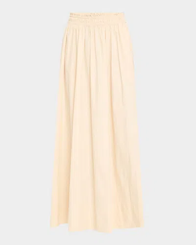 Lafayette 148 Ruched A-line Maxi Skirt