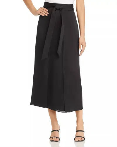Lafayette 148 Sahara Tie-waist Skirt In Black