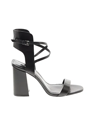 Pre-owned Lafayette 148 Sandals In Black
