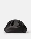 Lafayette 148 Satin Pochette & Embellished Strap In Black
