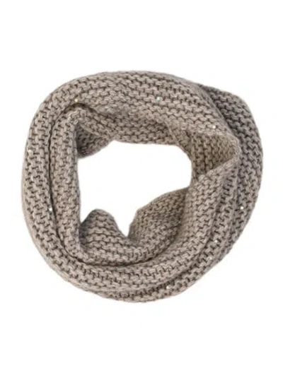 Pre-owned Lafayette 148 Scarf In Neutral