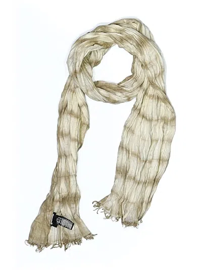 Pre-owned Lafayette 148 Scarf In Tan
