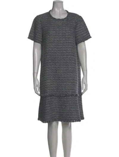 Pre-owned Lafayette 148 Scoop Neck Knee-length Dress