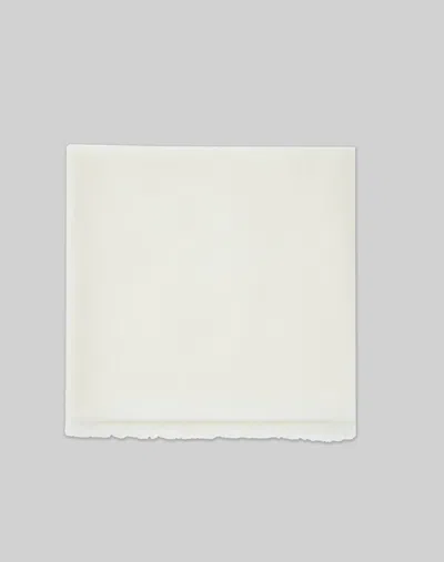 Lafayette 148 Sequin Wool Shawl In White