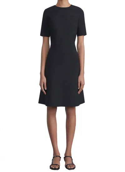 Lafayette 148 Short Sleeve Dress In Black