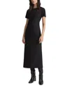 Lafayette 148 Responsible Wool Double Face  Maxi Dress In Black