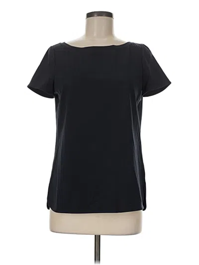 Lafayette 148 Short Sleeve T-shirt In Black