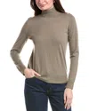 Lafayette 148 Side Split Sweater In Gray