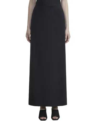 Lafayette 148 Side Zip Maxi Skirt In Black