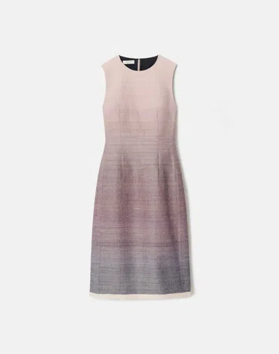 Lafayette 148 Silk A Line Sheath Sleeveless Dress In Multi
