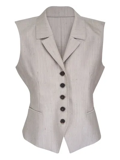 Lafayette 148 Silk-blend Waistcoat